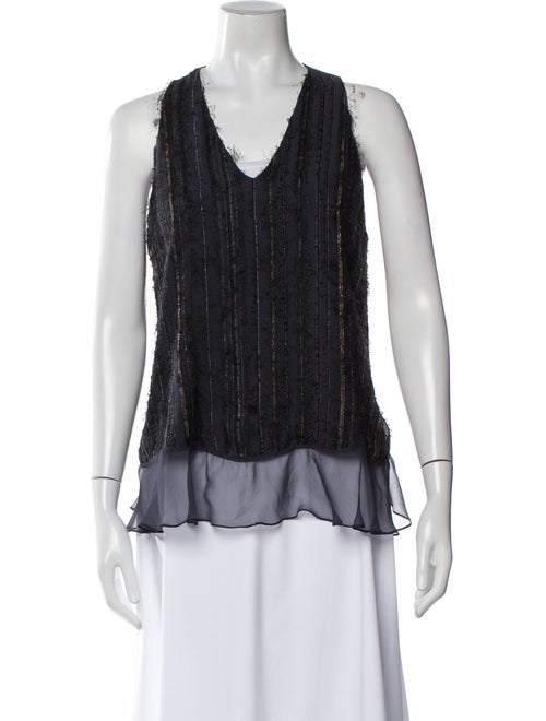 Brunello Cucinelli V-Neck Sleeveless Top