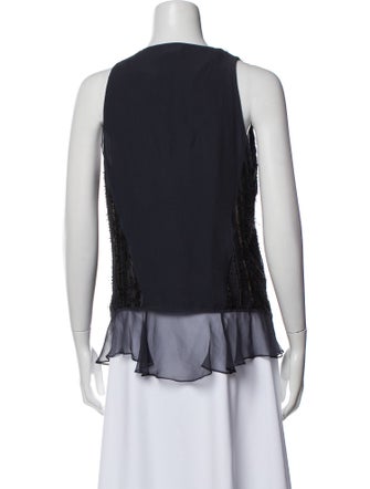 Brunello Cucinelli V-Neck Sleeveless Top