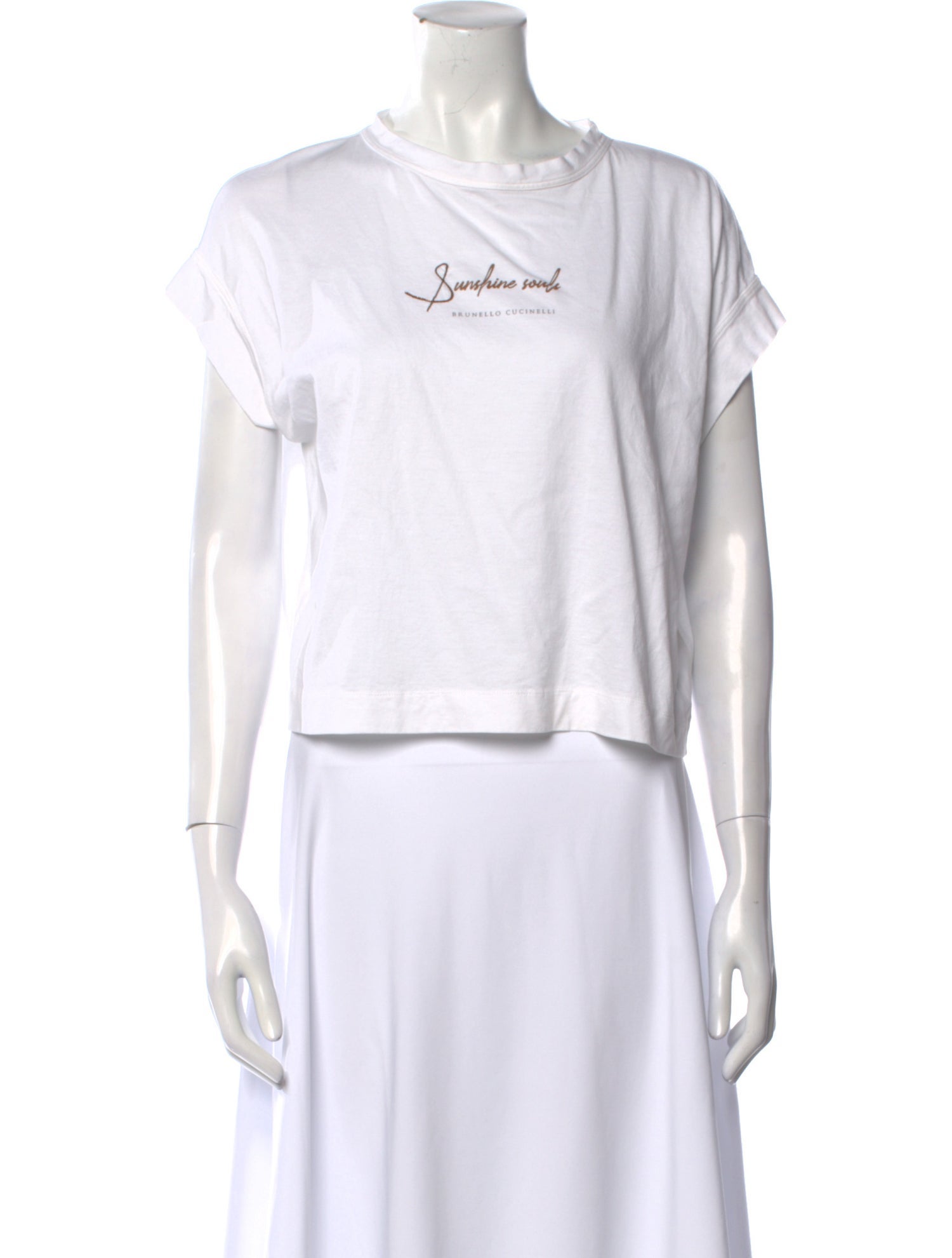 Brunello Cucinelli Crew Neck Short Sleeve T-Shirt