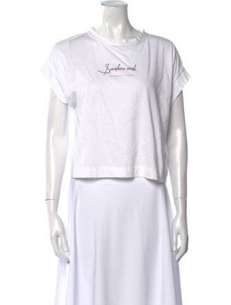 Brunello Cucinelli Crew Neck Short Sleeve T-Shirt