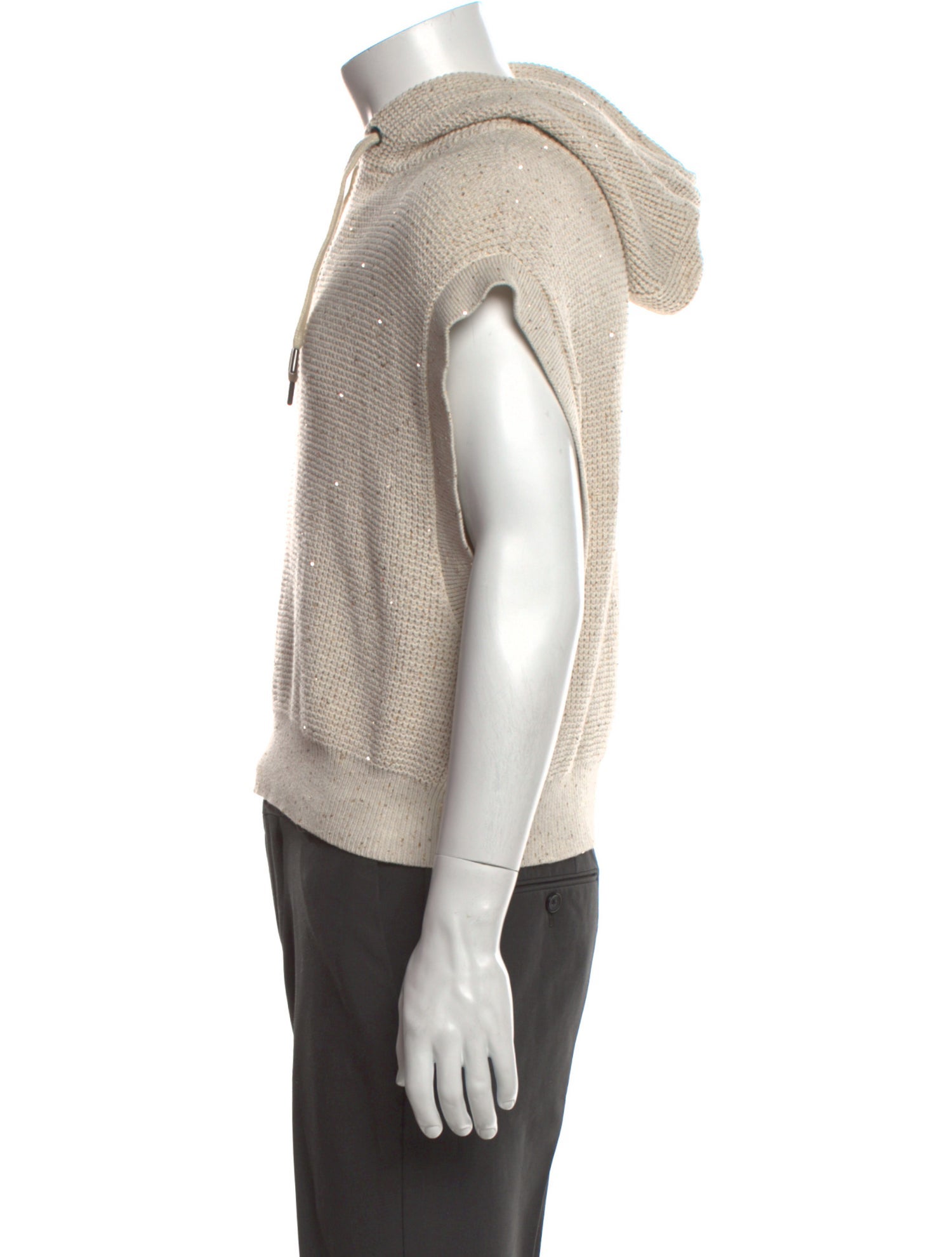 Brunello Cucinelli Turtleneck Short Sleeve Sweater Vest