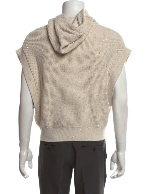 Brunello Cucinelli Turtleneck Short Sleeve Sweater Vest
