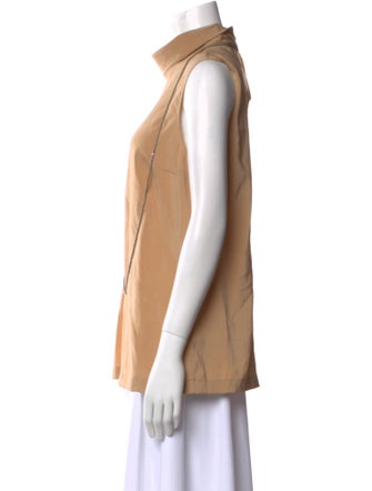 Brunello Cucinelli Silk Cowl Neck Top