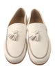Brunello Cucinelli Leather Tassel Accents Loafers