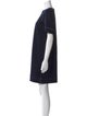 Brunello Cucinelli Crew Neck Mini Dress
