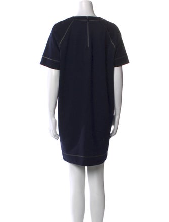 Brunello Cucinelli Crew Neck Mini Dress