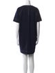 Brunello Cucinelli Crew Neck Mini Dress