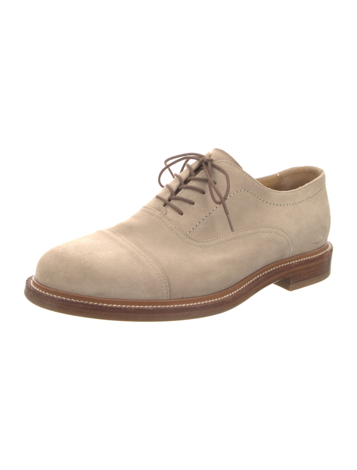 Brunello Cucinelli Suede Oxfords
