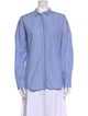 Brunello Cucinelli Long Sleeve Button-Up Top