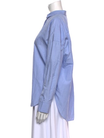 Brunello Cucinelli Long Sleeve Button-Up Top