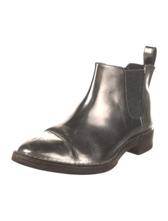 Brunello Cucinelli Leather Chelsea Boots