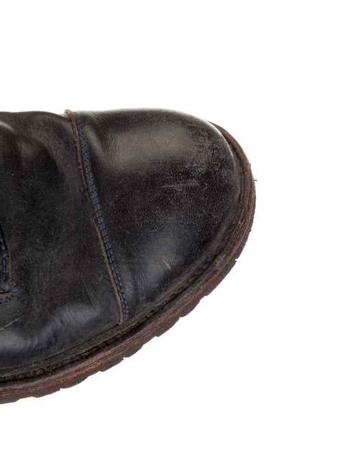 Brunello Cucinelli Monili Leather Combat Boots