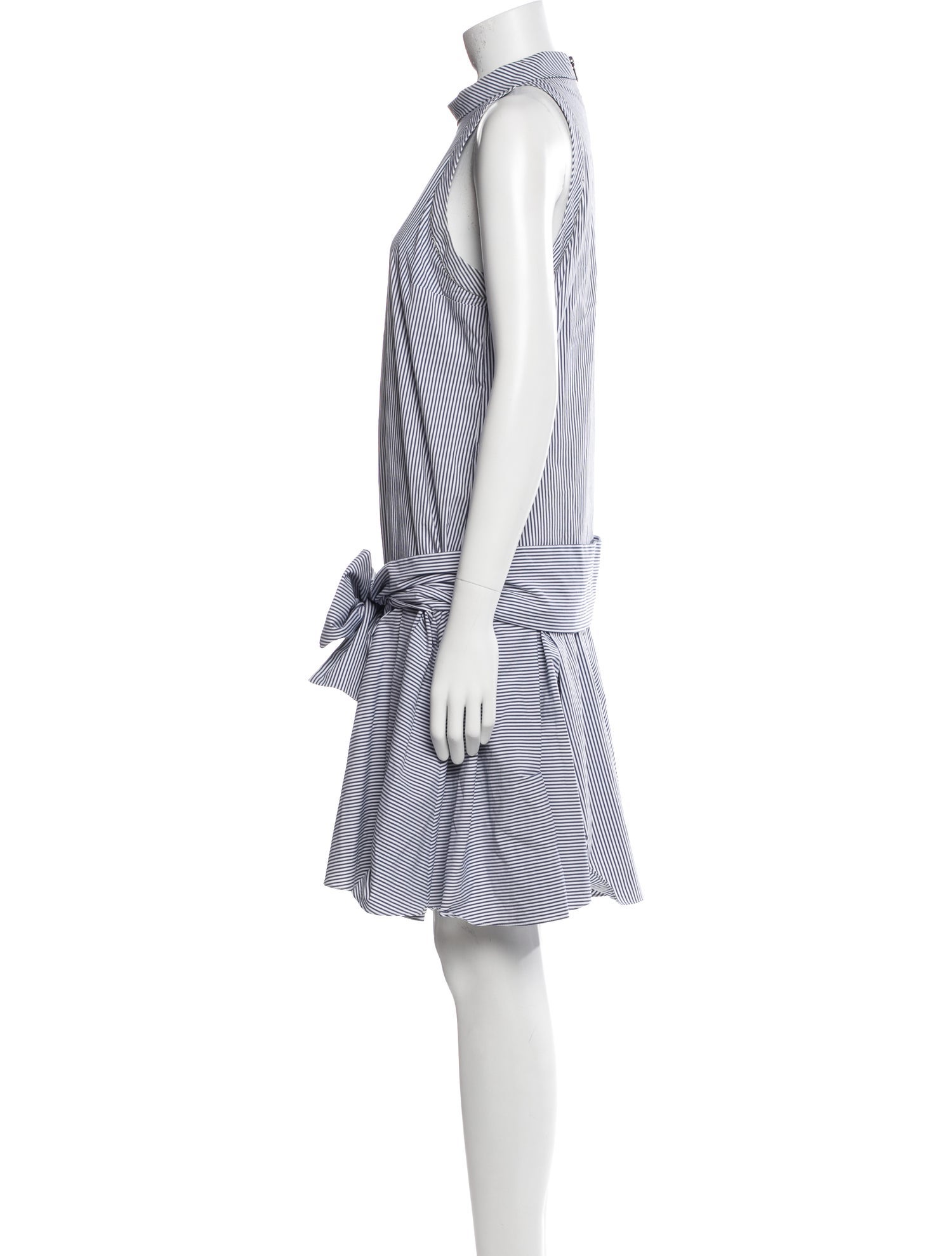 Brunello Cucinelli Striped Knee-Length Dress