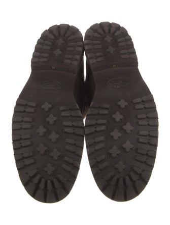 Brunello Cucinelli Leather Lace-Up Boots