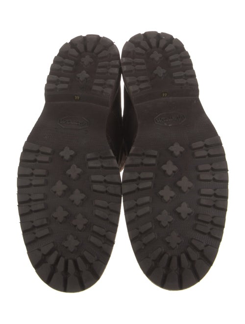 Brunello Cucinelli Leather Lace-Up Boots