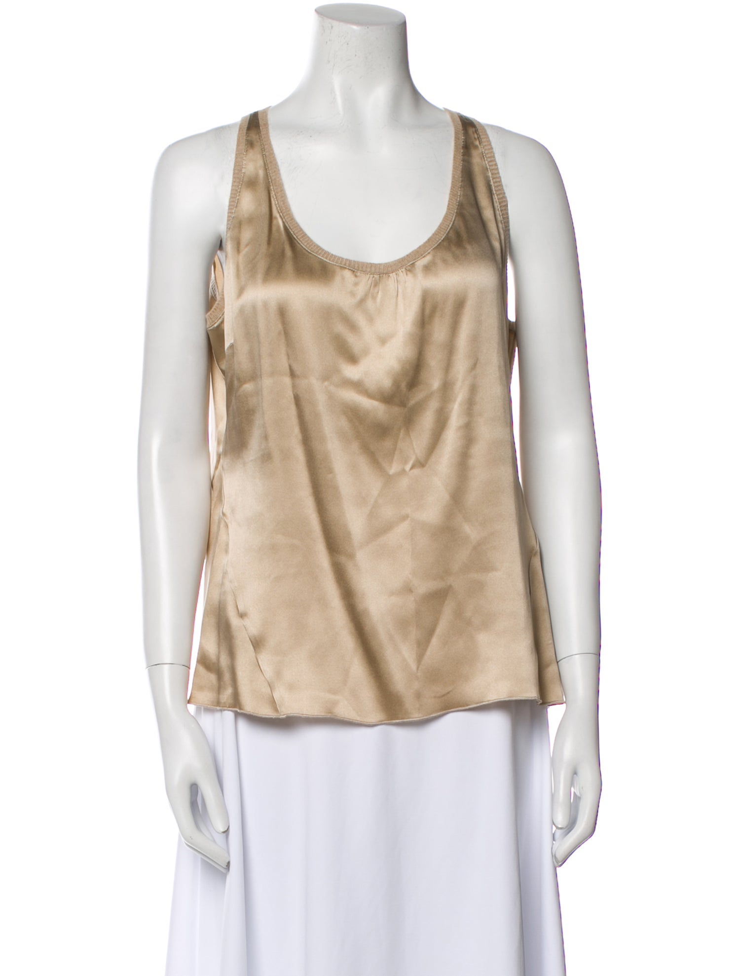 Brunello Cucinelli Cashmere Scoop Neck Top