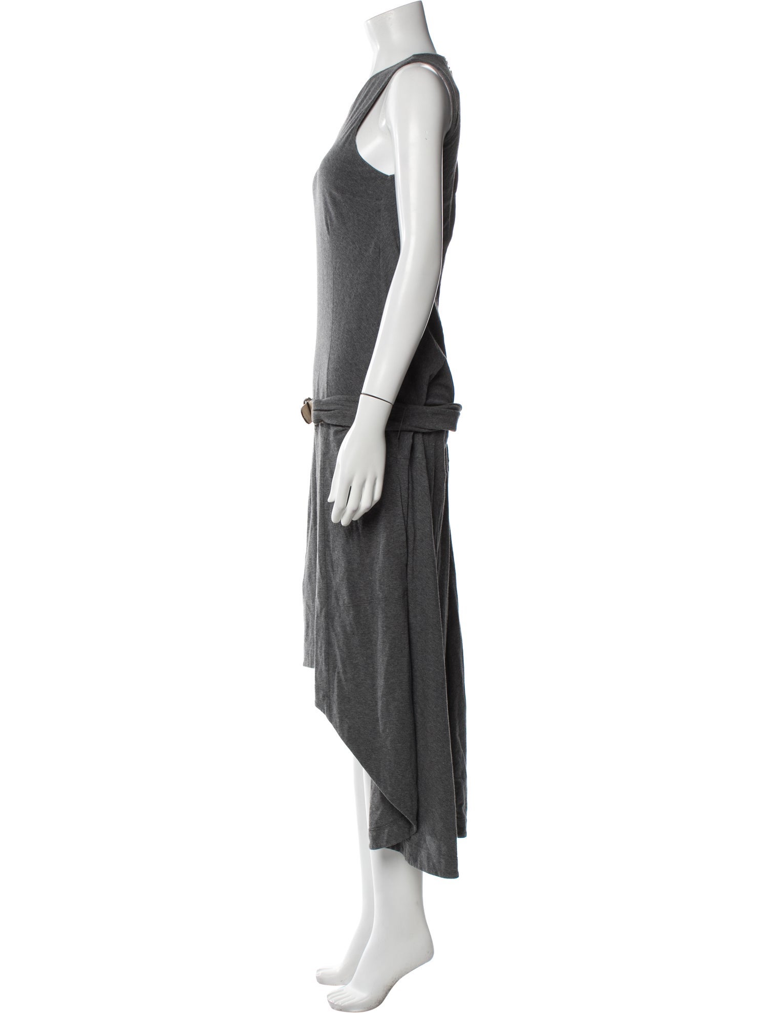 Brunello Cucinelli Crew Neck Long Dress