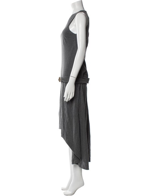 Brunello Cucinelli Crew Neck Long Dress