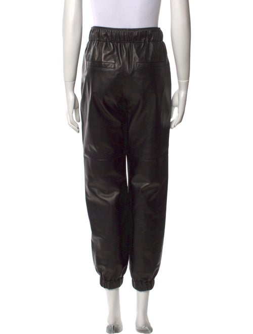 Brunello Cucinelli Leather Skinny Leg Pants