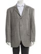 Brunello Cucinelli Wool Plaid Print Blazer