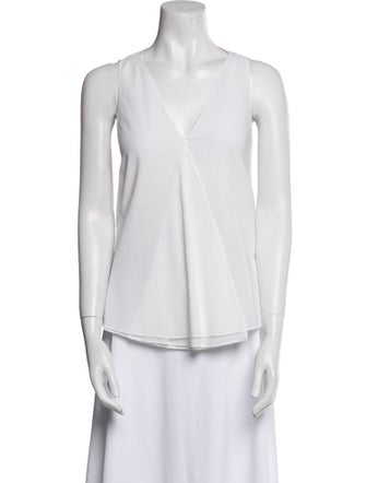 Brunello Cucinelli V-Neck Sleeveless Top
