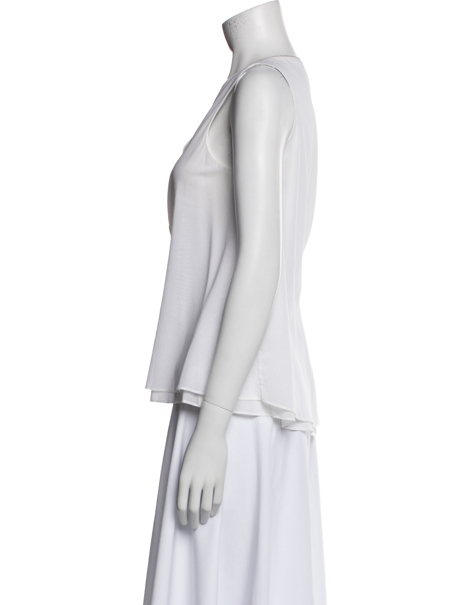 Brunello Cucinelli V-Neck Sleeveless Top