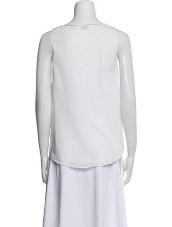 Brunello Cucinelli V-Neck Sleeveless Top