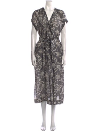 Brunello Cucinelli Silk Long Dress