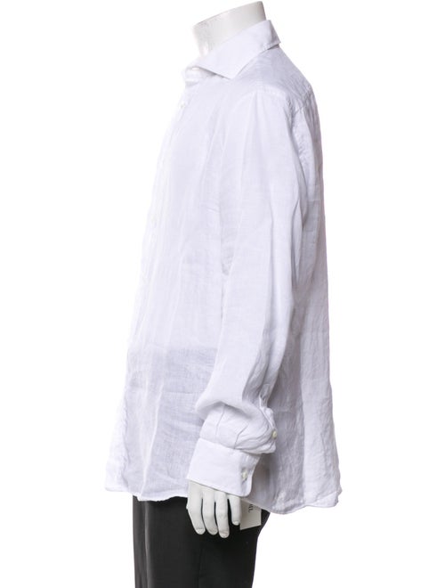 Brunello Cucinelli Linen Long Sleeve Dress Shirt