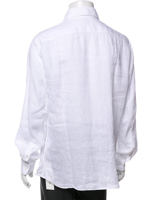 Brunello Cucinelli Linen Long Sleeve Dress Shirt