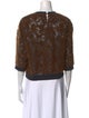 Brunello Cucinelli Lace Pattern Crew Neck Sweatshirt