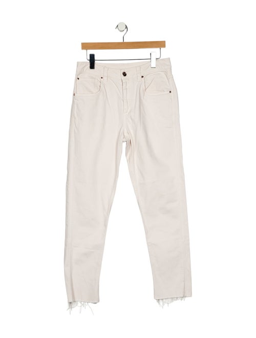 Brunello Cucinelli Mid-Rise Straight Leg Jeans