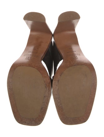 Brunello Cucinelli Monili Leather Slides