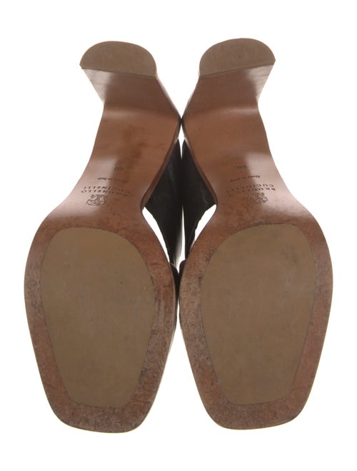 Brunello Cucinelli Monili Leather Slides