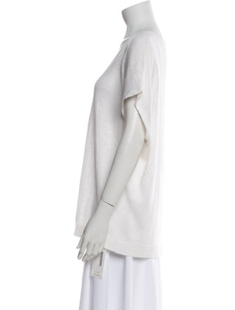 Brunello Cucinelli Linen V-Neck Sweater