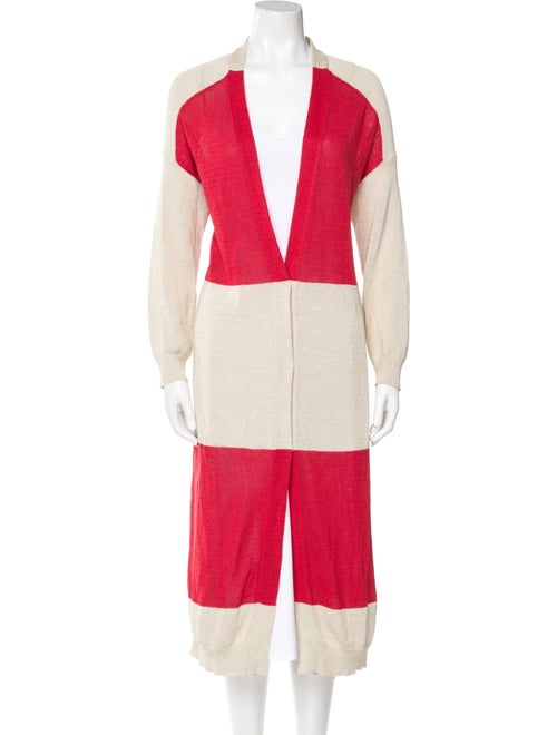 Brunello Cucinelli Striped V-Neck Sweater