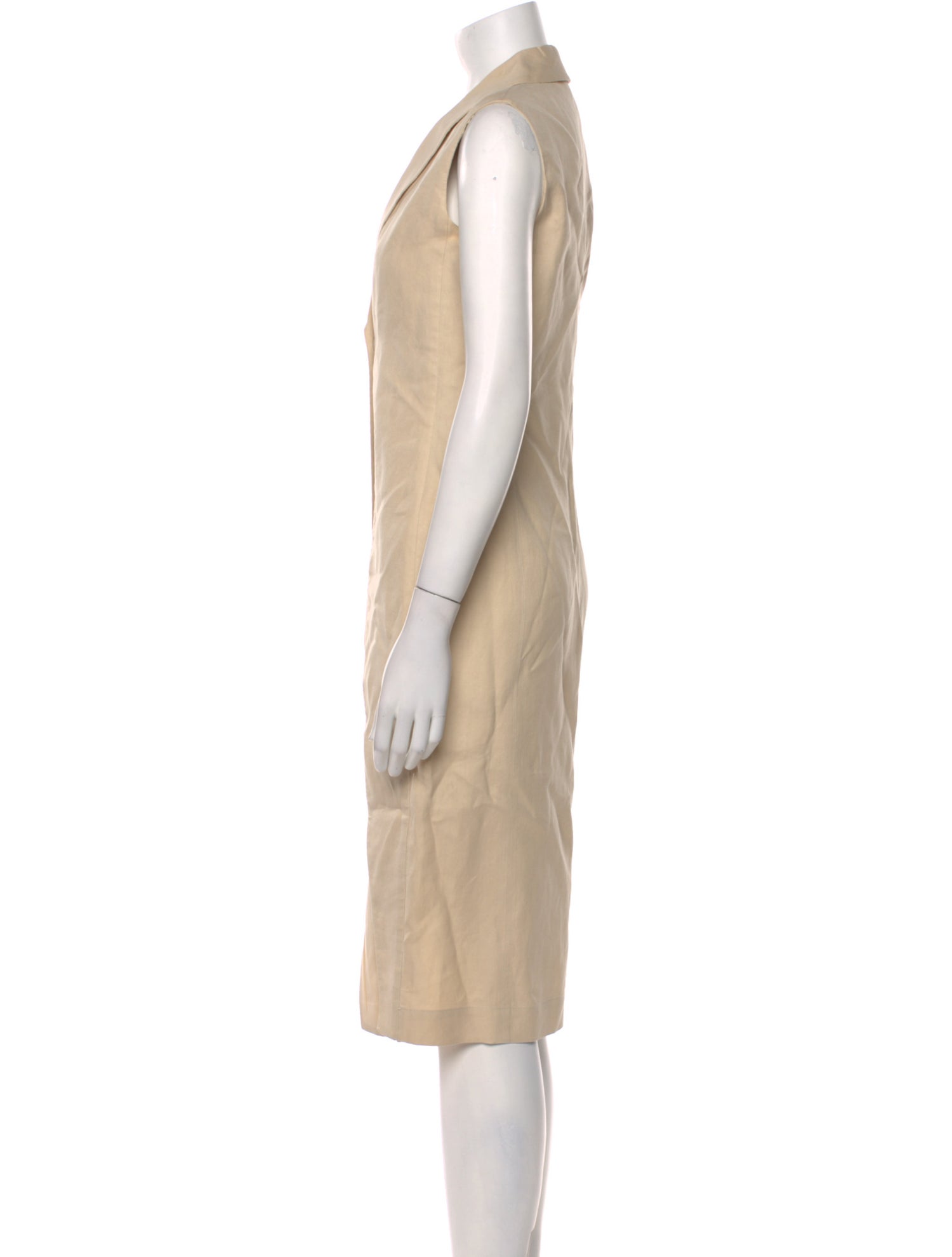 Brunello Cucinelli V-Neck Midi Length Dress