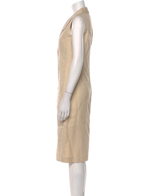 Brunello Cucinelli V-Neck Midi Length Dress
