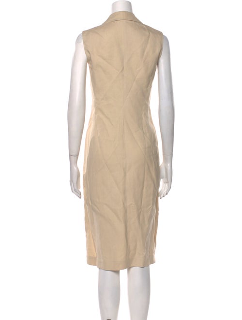 Brunello Cucinelli V-Neck Midi Length Dress