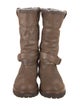 Brunello Cucinelli Suede Moto Boots