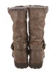 Brunello Cucinelli Suede Moto Boots