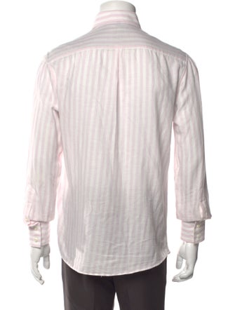 Brunello Cucinelli Striped Long Sleeve Shirt