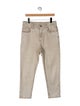 Brunello Cucinelli High-Rise Straight Leg Jeans