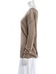 Brunello Cucinelli Linen V-Neck Sweater