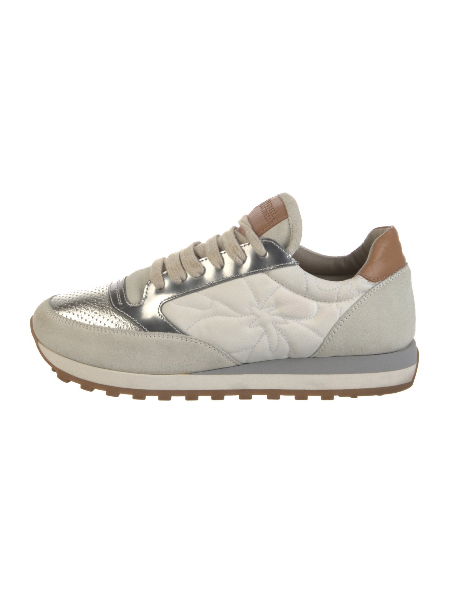 Brunello Cucinelli Monili Leather Sneakers