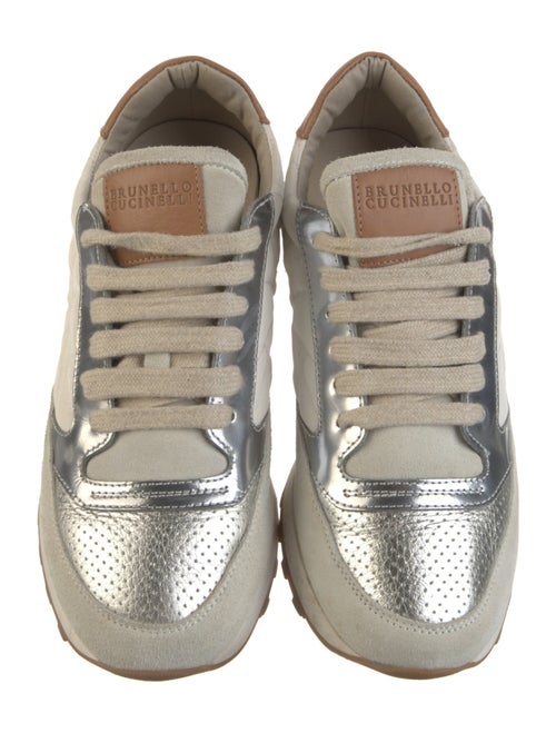 Brunello Cucinelli Monili Leather Sneakers