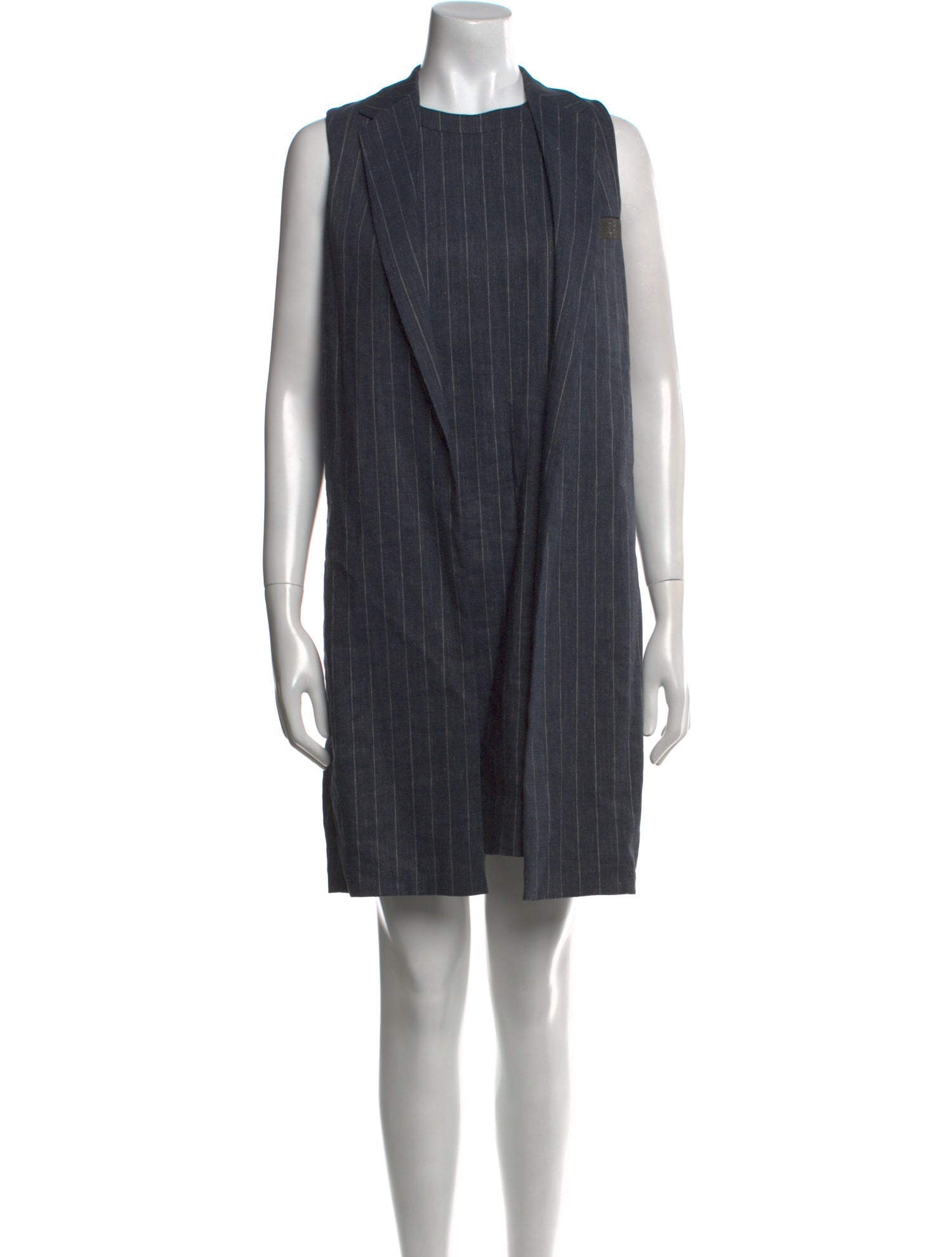 Brunello Cucinelli Striped Mini Dress