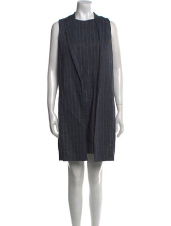 Brunello Cucinelli Striped Mini Dress