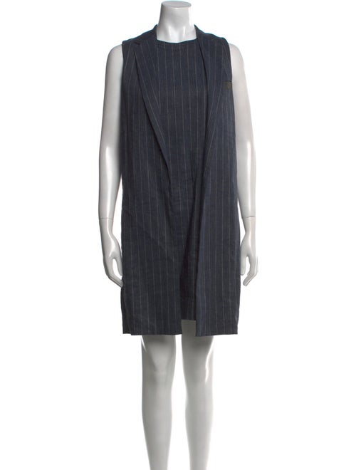 Brunello Cucinelli Striped Mini Dress