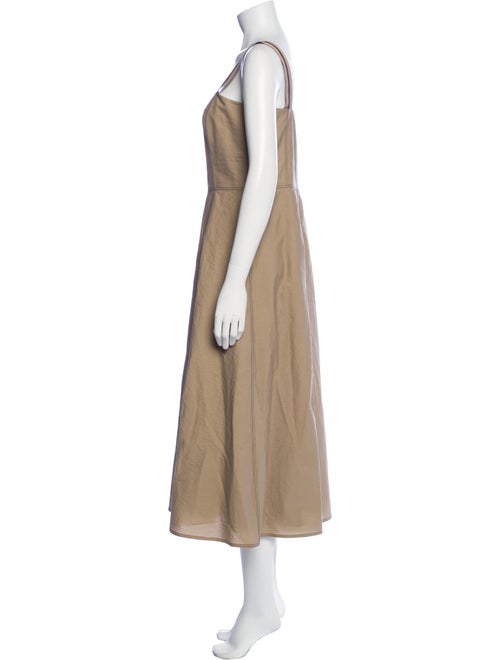 Brunello Cucinelli Square Neckline Long Dress